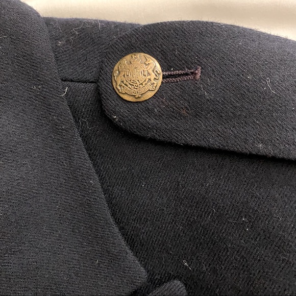 Vintage Neiman Marcus Navy Military Blazer - Picture 7 of 8
